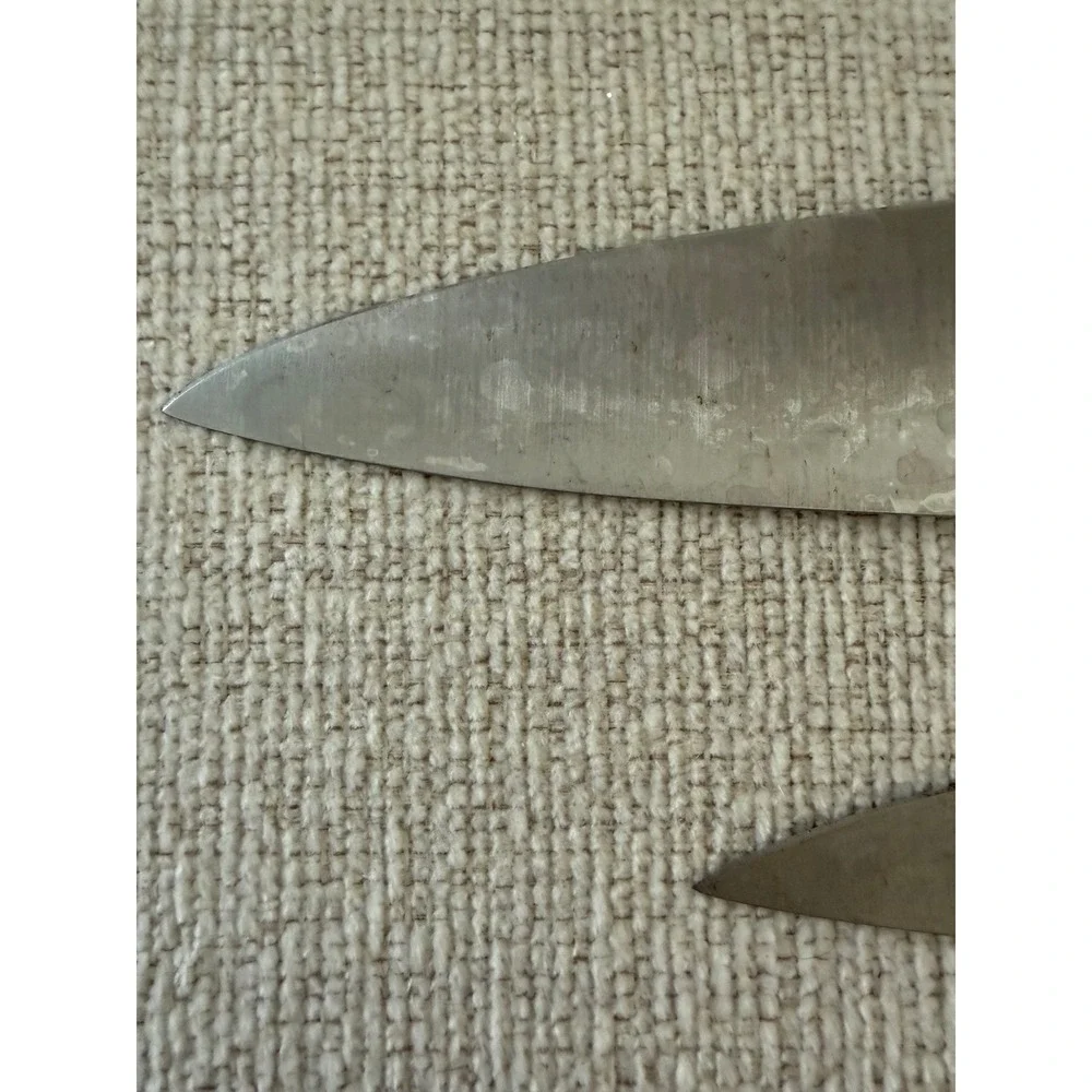 Chicago‎ Cutlery Essentials Three Piece Set Kitchen Knives Black Handles